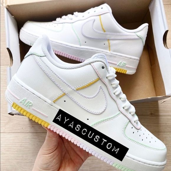 Pastel purple custom air force